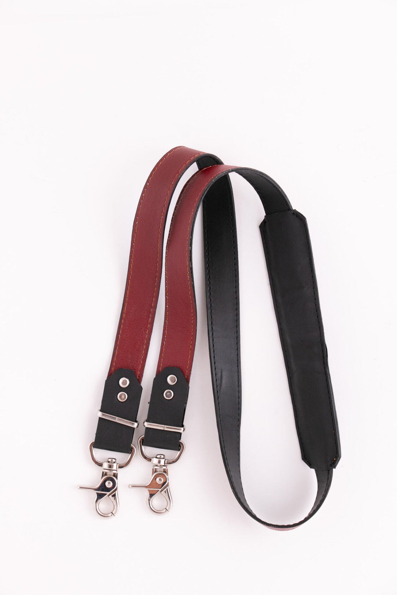 Correa Lola Rojo + Negro liso