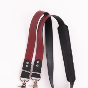 Correa Lola Rojo + Negro liso