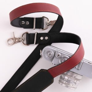Correa Lola Rojo + Negro liso