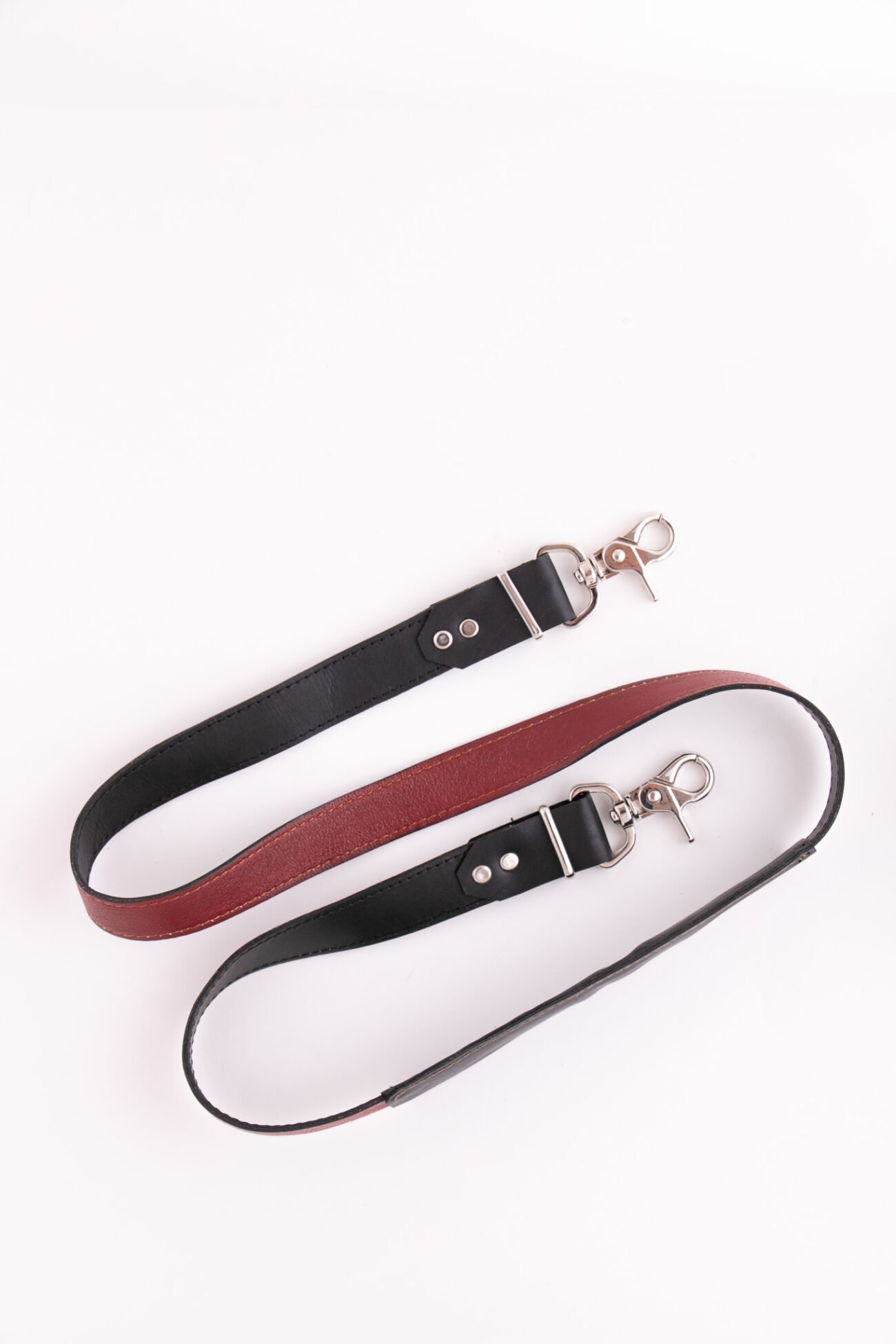 Correa Lola Rojo + Negro liso
